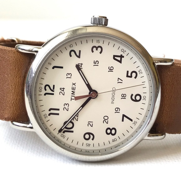 timex weekender indiglo